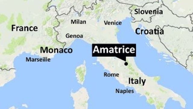イタリア中部でM6.2の地震。